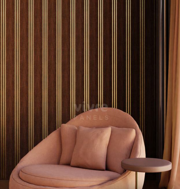 Rough Cut Decolux Series Decorative Wall Panel Wood Brown 8x0.68 Ft - Vx3007