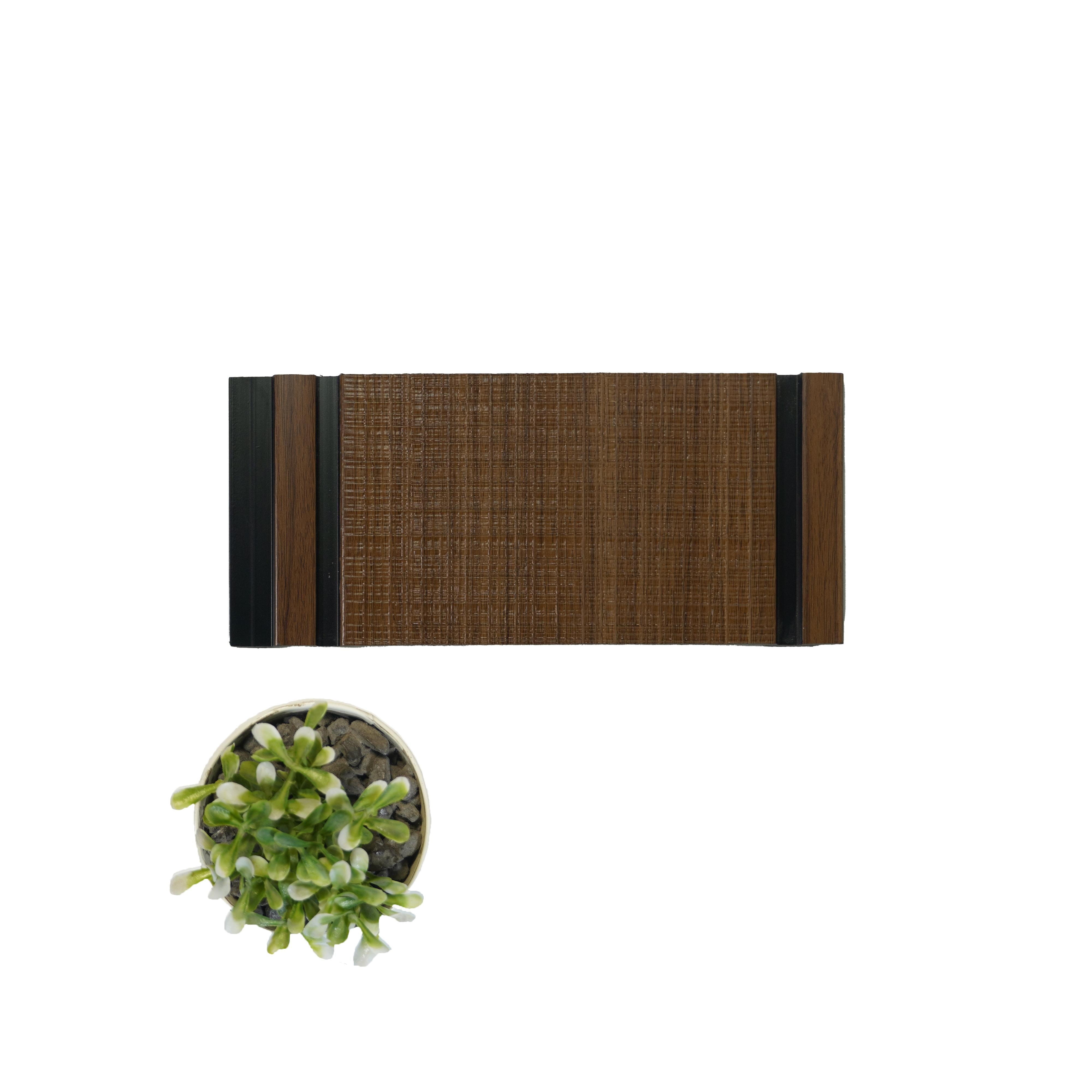 Rough Cut Decolux Series Decorative Wall Panel Wood Brown 8x0.68 Ft - Vx3008