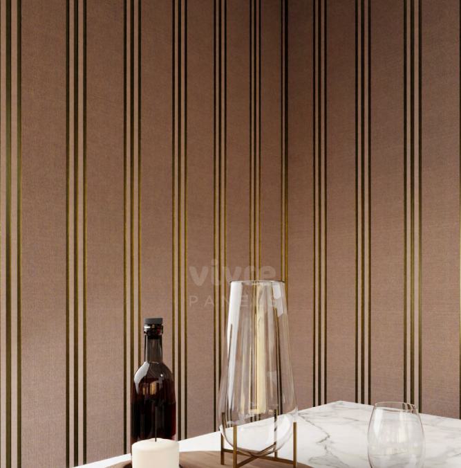 Rough Cut Decolux Series Decorative Wall Panel Wood Brown 8x0.68 Ft - Vx3009