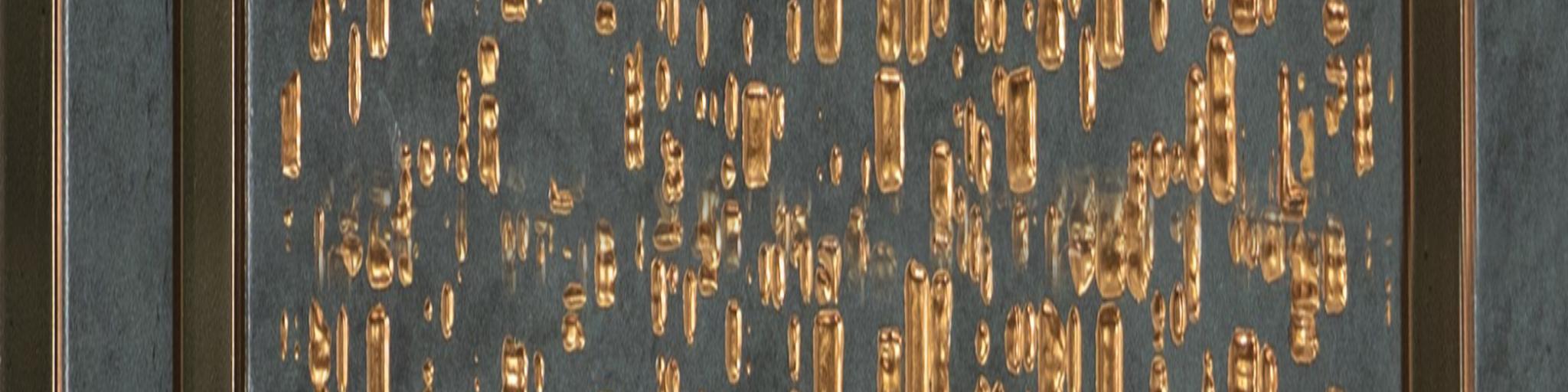 Shimmer Decolux Series Decorative Wall Panel Designer Brown 8x0.68 Ft - Vx3011