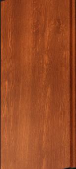 Siding Boards Aluclad Series Exterior Grade Pvc Membrane Finish Composite Polymer Louvers Wood Brown 9x0.37 Ft - Aw 10