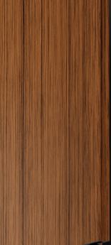 Siding Boards Aluclad Series Exterior Grade Pvc Membrane Finish Composite Polymer Louvers Wood Brown 9x0.37 Ft - Aw 11