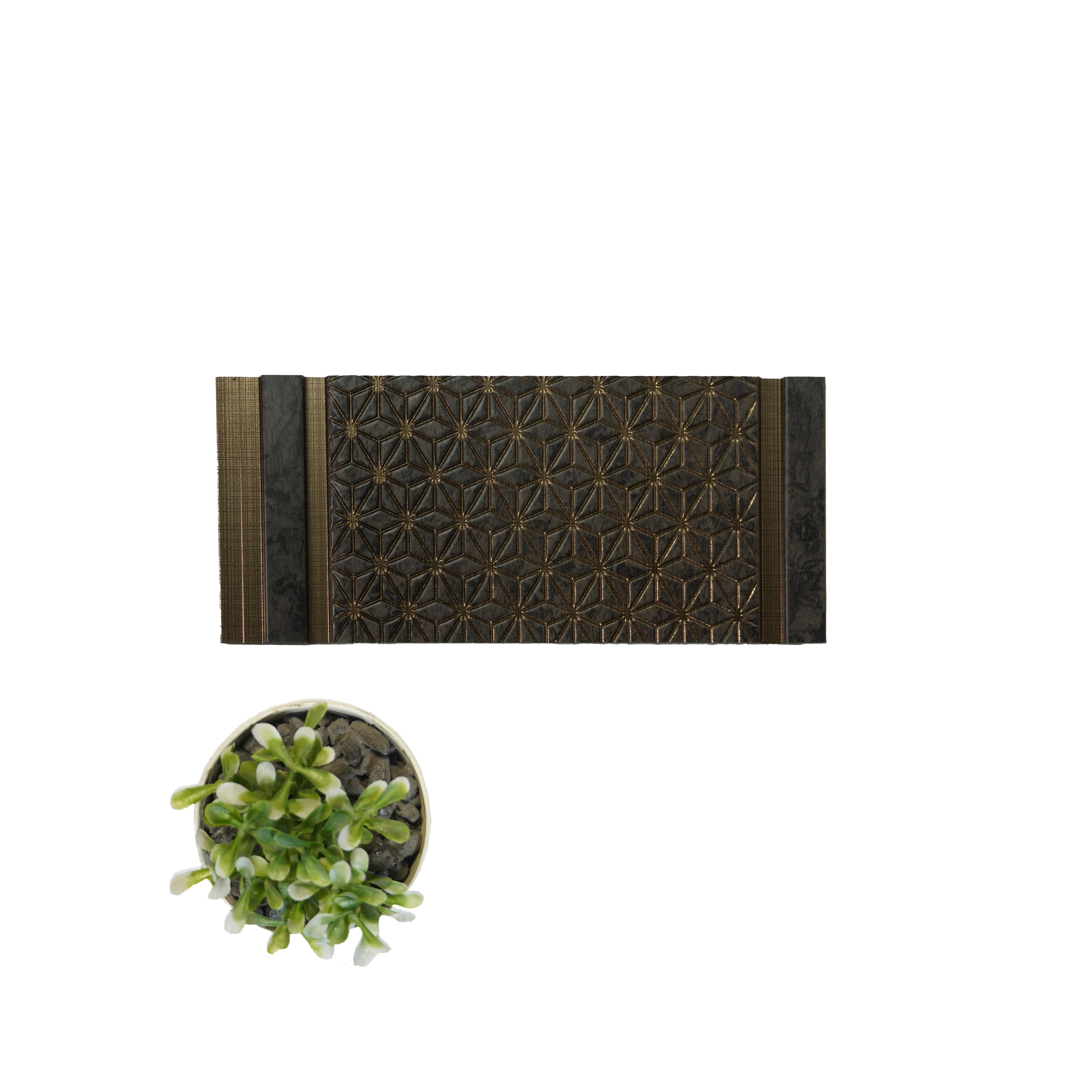 Star Decolux Series Decorative Wall Panel Wood Brown 8x0.68 Ft - Vx3017