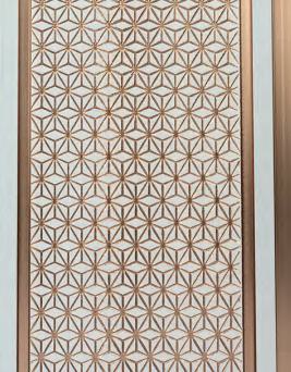 Star Decolux Series Decorative Wall Panel Designer White 8x0.68 Ft - Vx3024