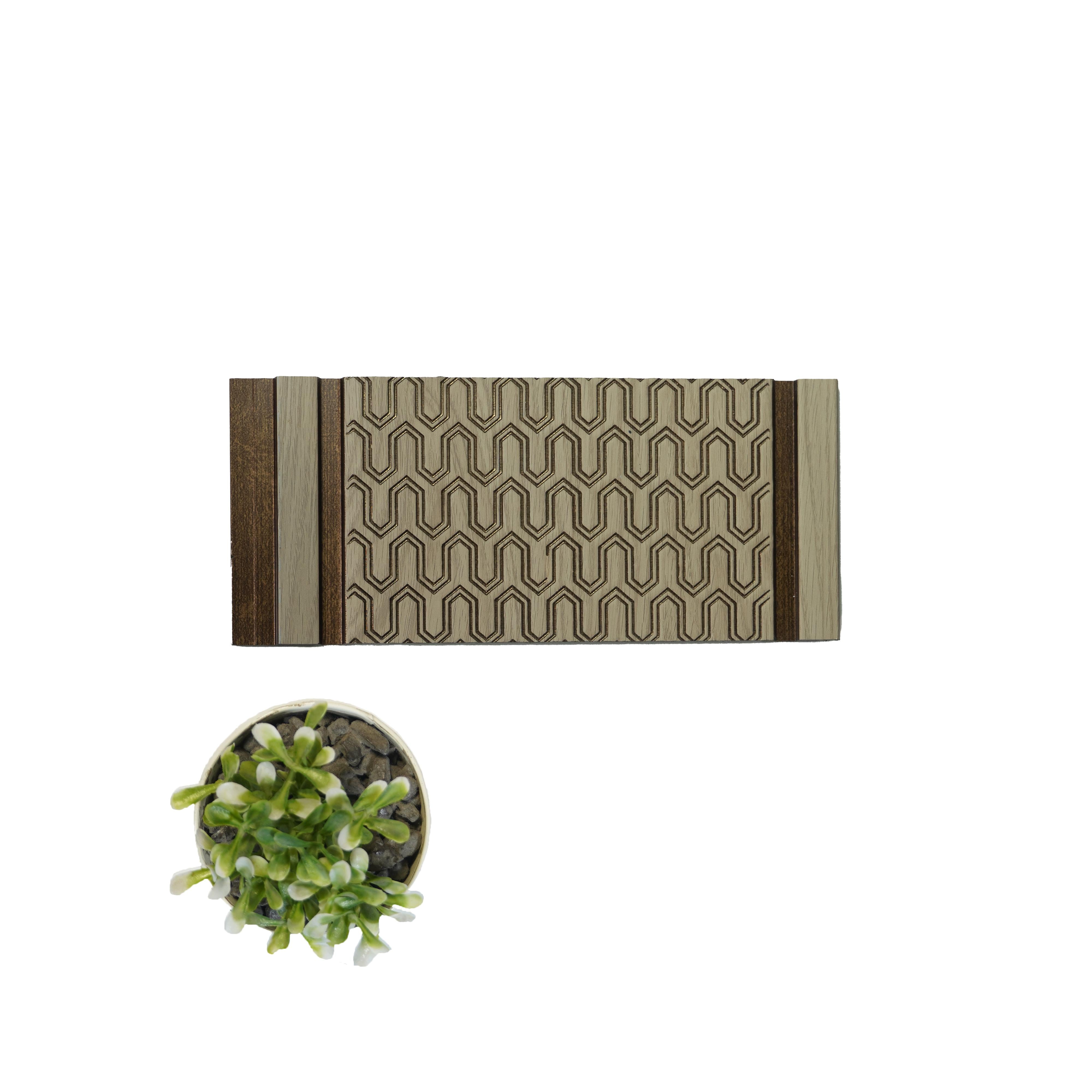 Uv Decolux Series Decorative Wall Panel Designer Brown 8x0.68 Ft - Vx3004