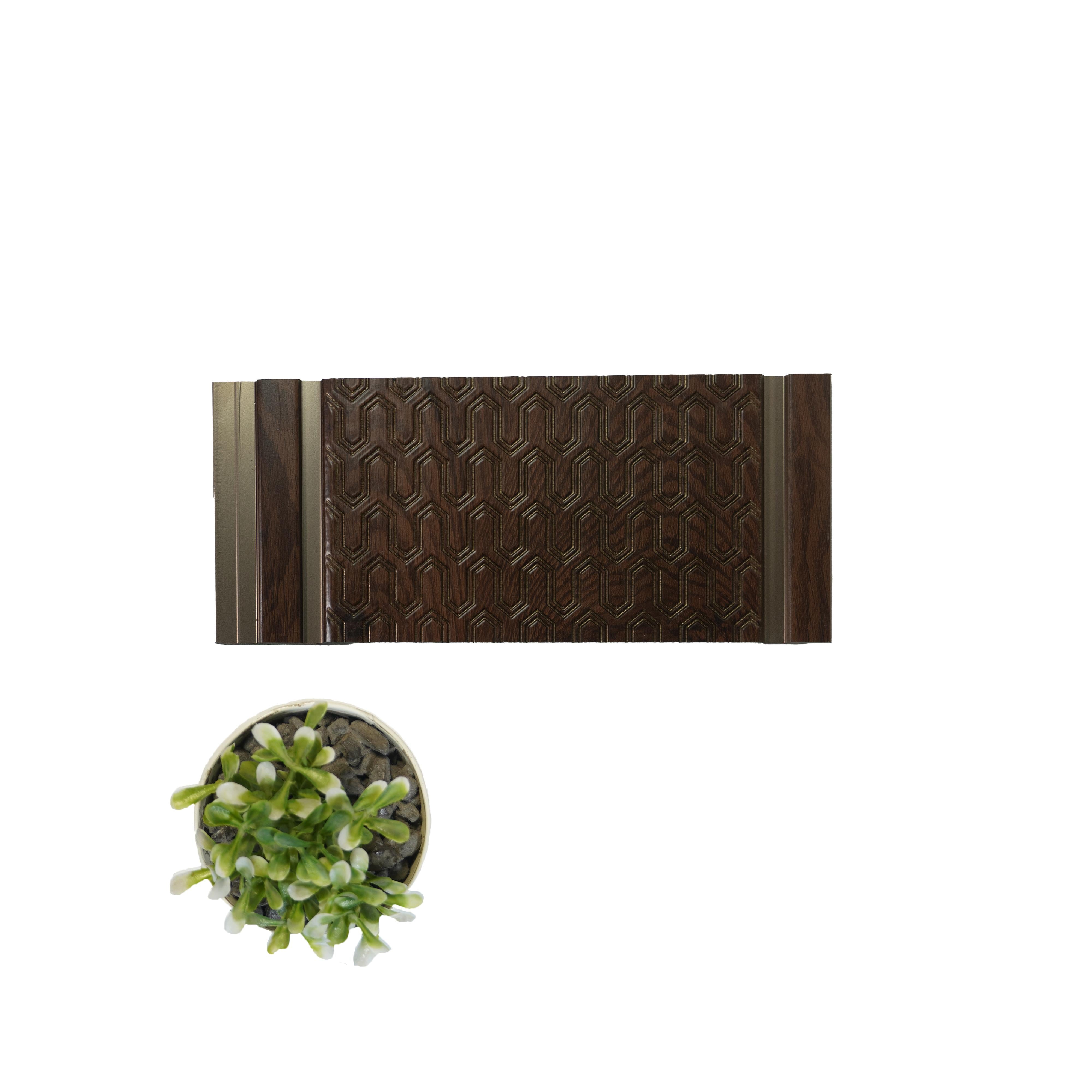 Uv Decolux Series Decorative Wall Panel Designer Brown 8x0.68 Ft - Vx3005