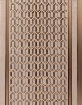 Uv Decolux Series Decorative Wall Panel Designer Brown 8x0.68 Ft - Vx3006