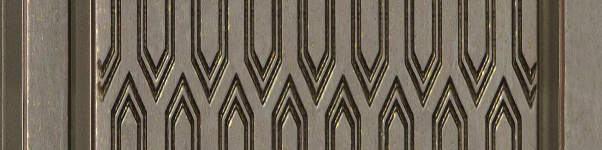 Uv Decolux Series Decorative Wall Panel Designer Brown 8x0.68 Ft - Vx3006