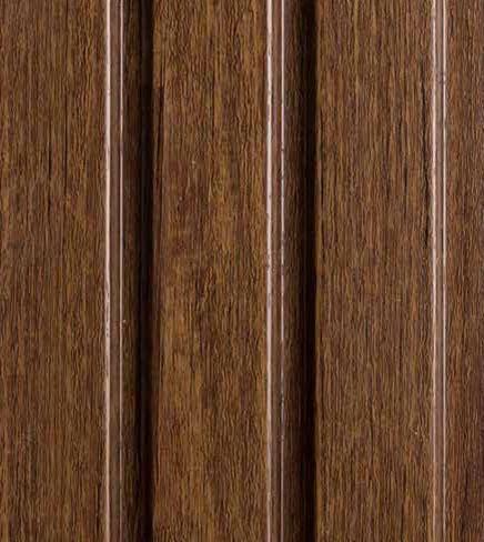 Vivre Louver Series Charcoal Wood Chocolate Brown 8x0.41 Ft - Vl-04