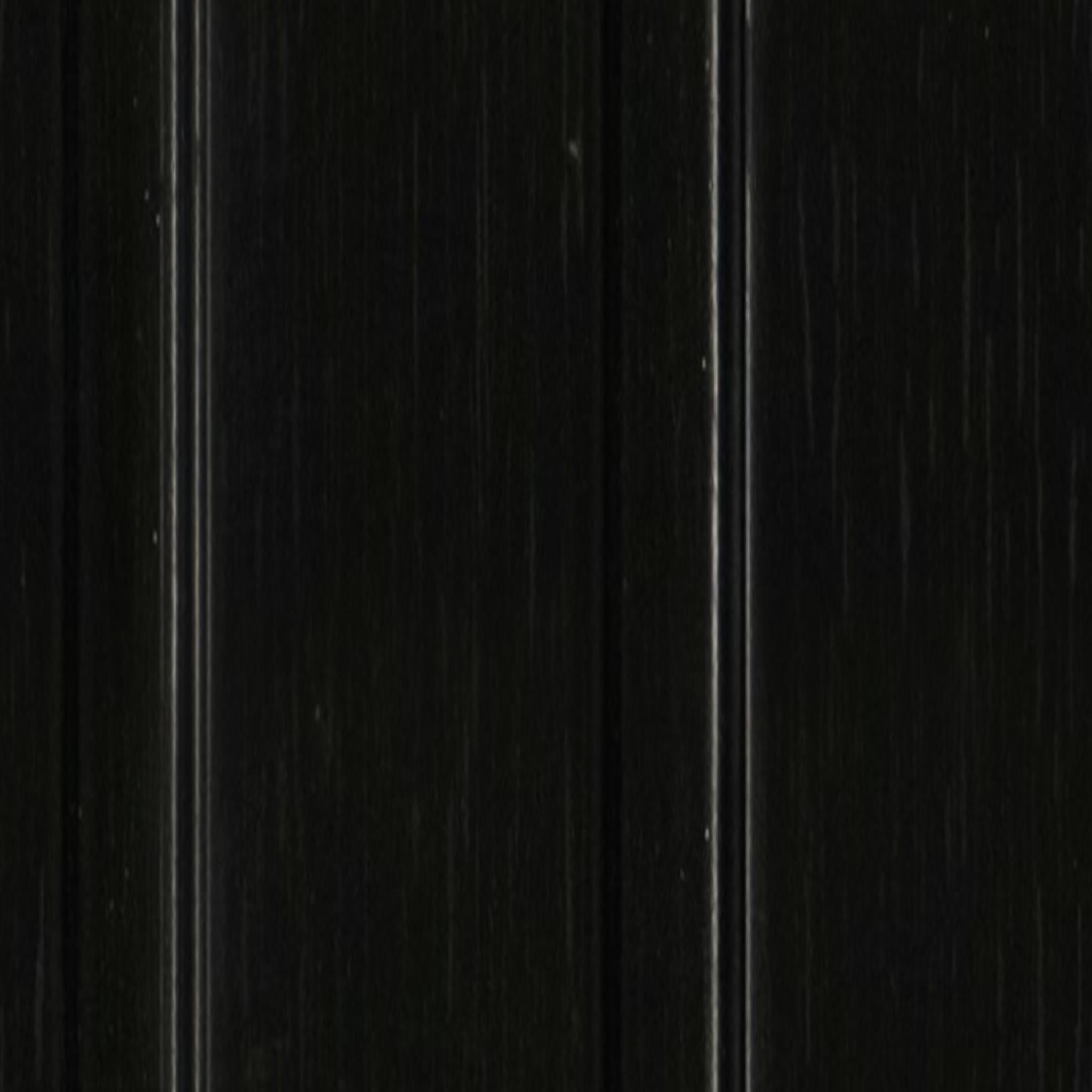 Vivre Louver Series Charcoal Wood Black 8x0.41 Ft - Vl-07