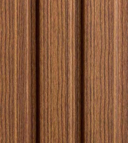 Vivre Louver Series Charcoal Wood Brown 8x0.41 Ft - Vl-09