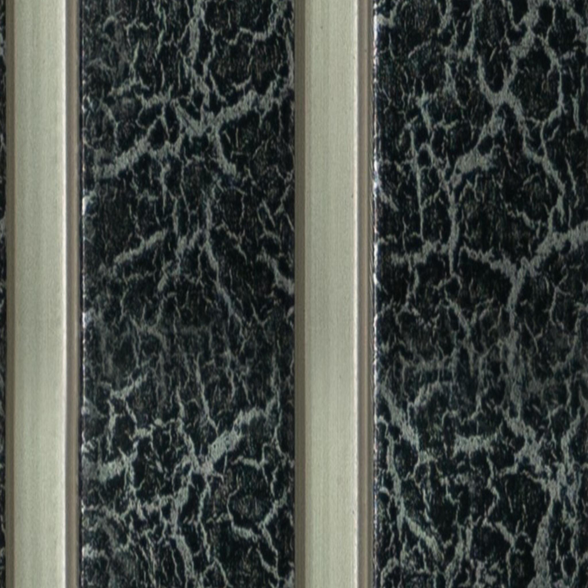 Vivre Louver Series Charcoal Marble & Stone Black 8x0.41 Ft - Vl-17