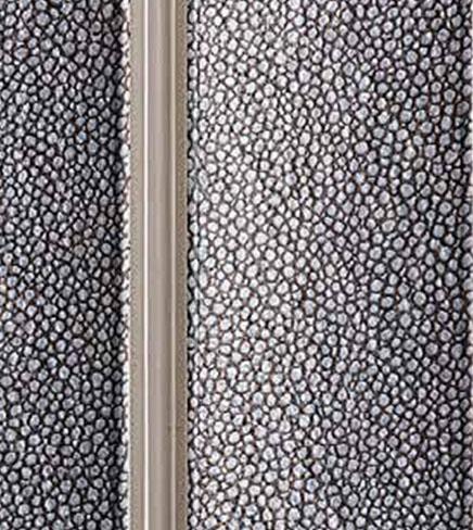 Vivre Louver Series Charcoal Designer White 8x0.41 Ft - Vl-21