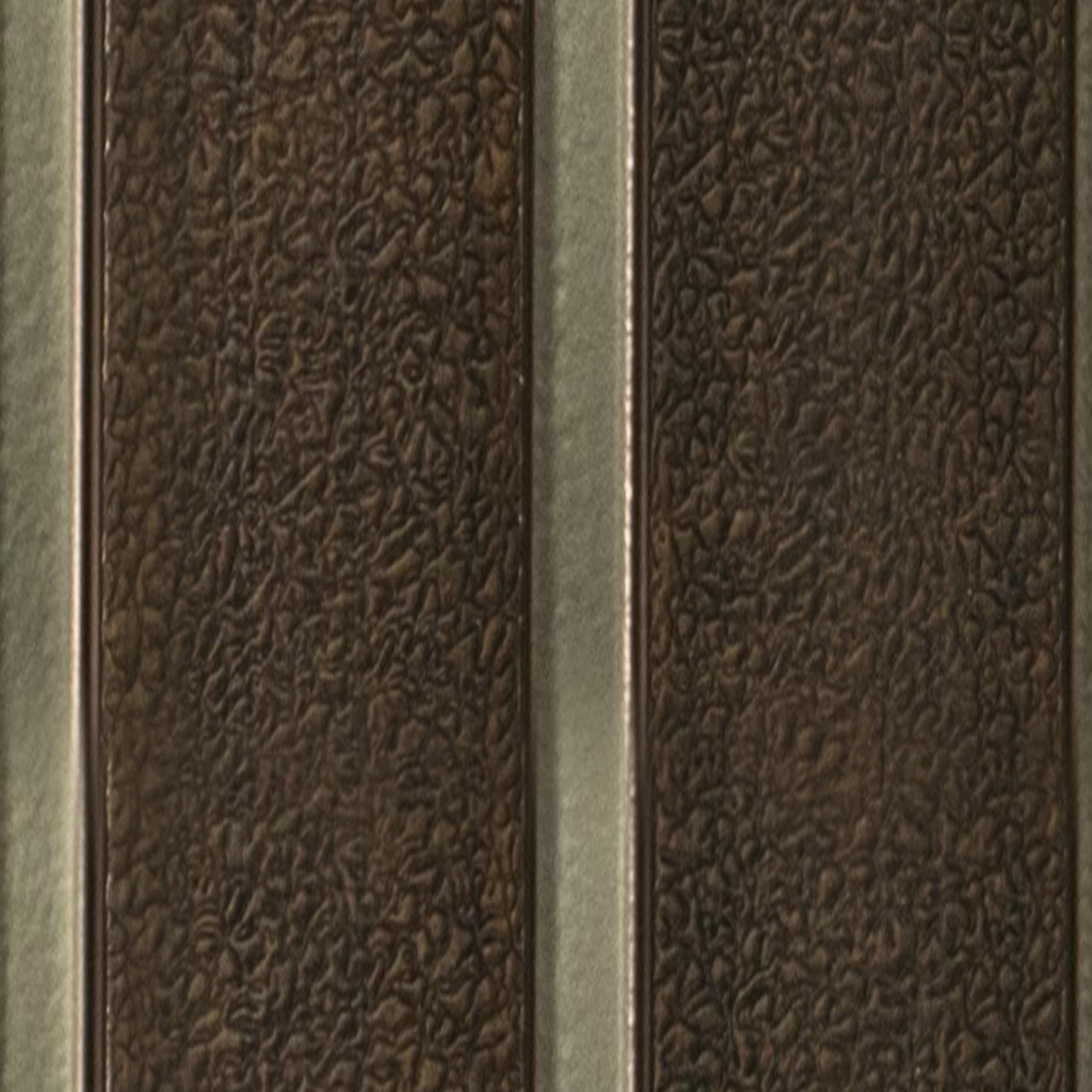 Vivre Louver Series Charcoal Fabric Dark Brown 8x0.41 Ft - Vl-25