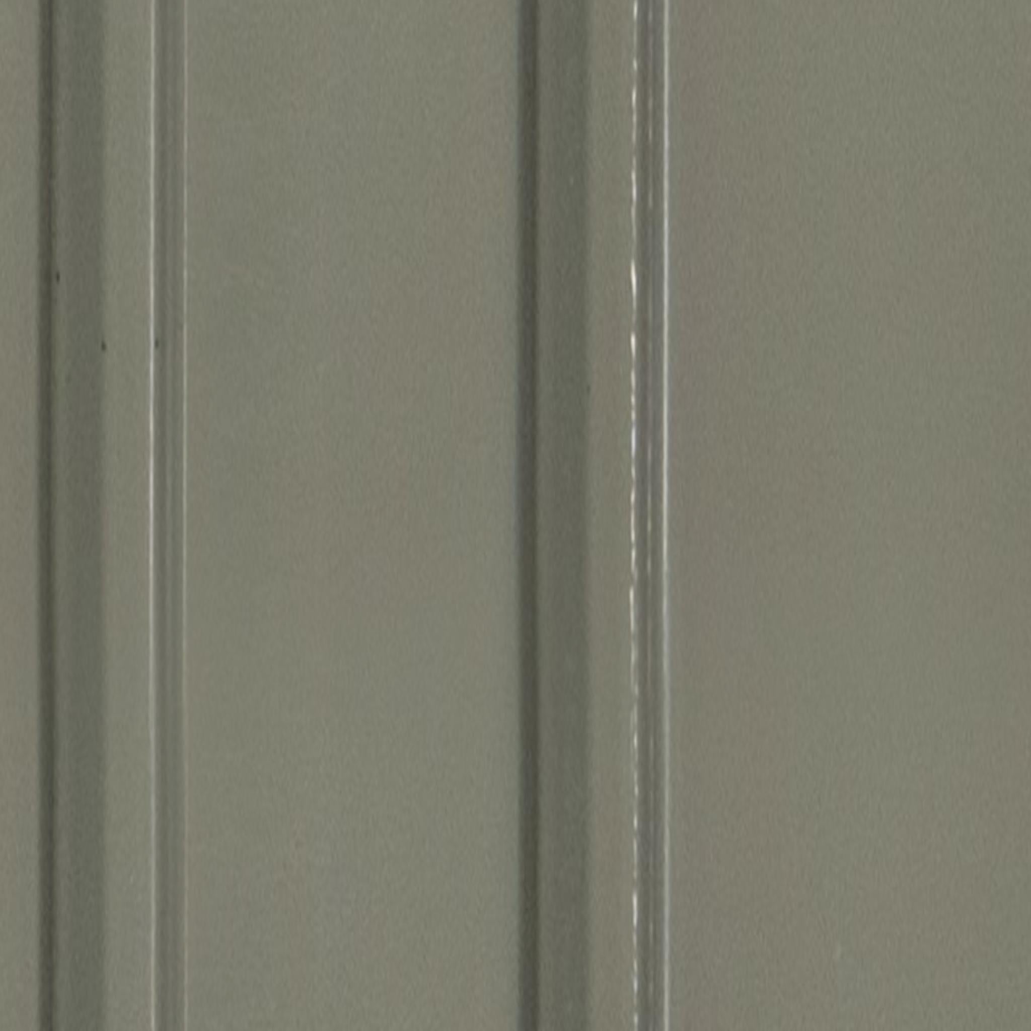 Vivre Louver Series Charcoal Plain Colors Creame 8x0.41 Ft - Vl-29