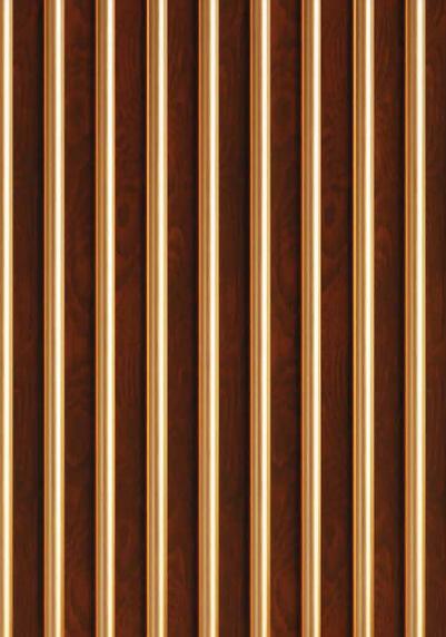 Vivre Louver Series Charcoal Wood Brown 8x0.42 Ft - Vl 41