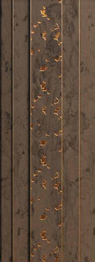 Vivre Louver Series Charcoal Wood Brown 8x0.42 Ft - Vl 45