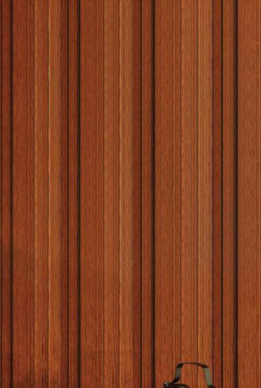 Vivre Louver Series Charcoal Wood Brown 8x0.42 Ft - Vl 46