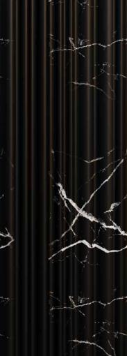 Vivre Louver Series Charcoal Marble & Stone Black 8x0.42 Ft - Vl 51
