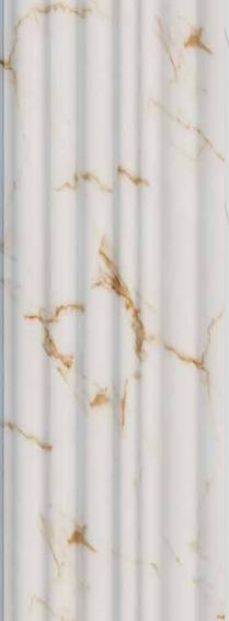 Vivre Louver Series Charcoal Marble & Stone White 8x0.42 Ft - Vl 52