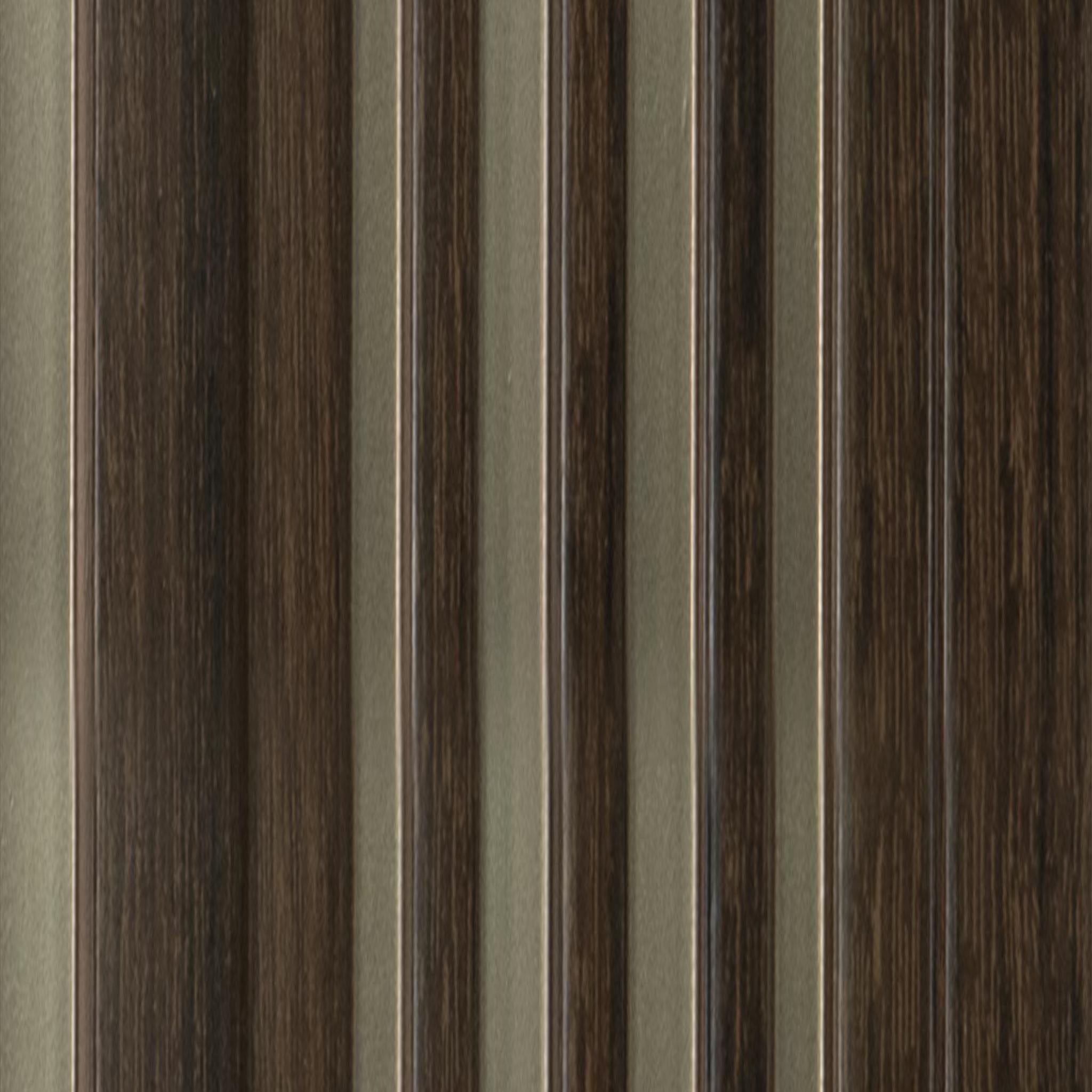 Vivre Louver Series Charcoal Wood Brown 8x0.42 Ft - Vl 54