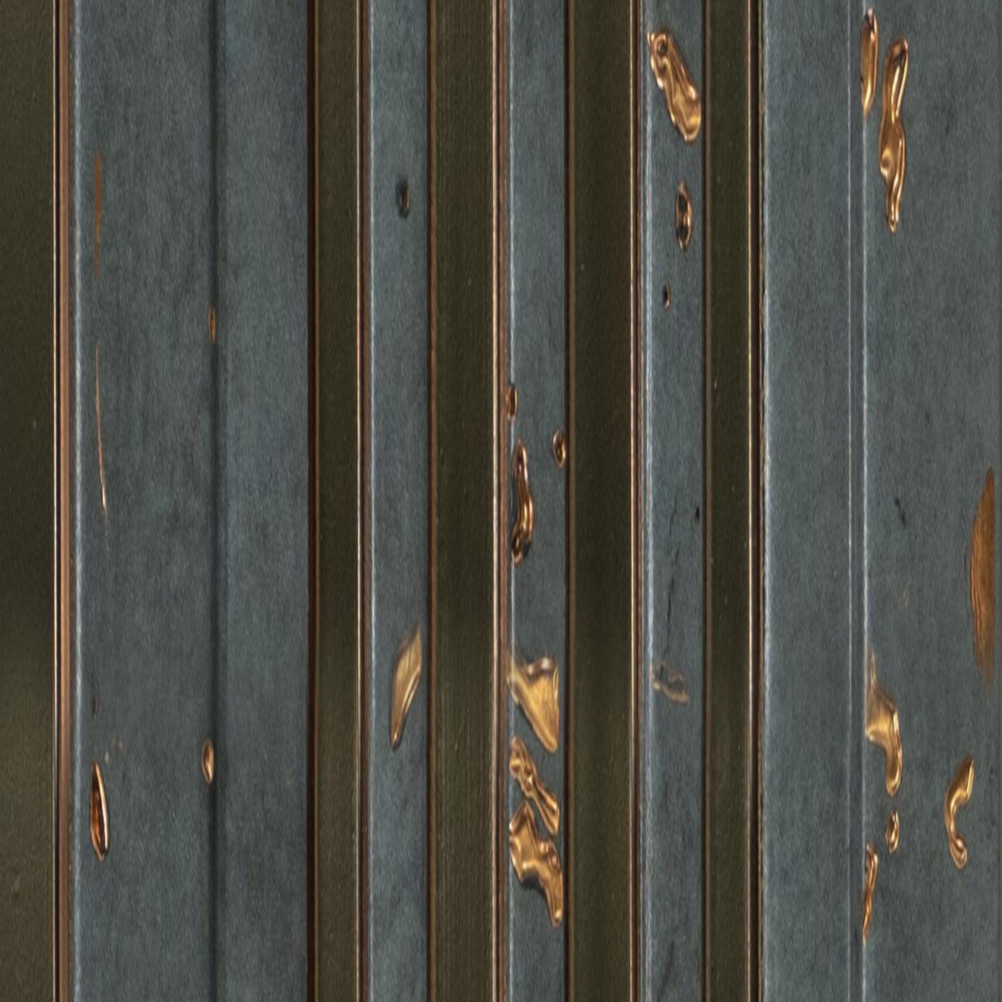 Vivre Louver Series Charcoal Wood Beige 8x0.42 Ft - Vl 56