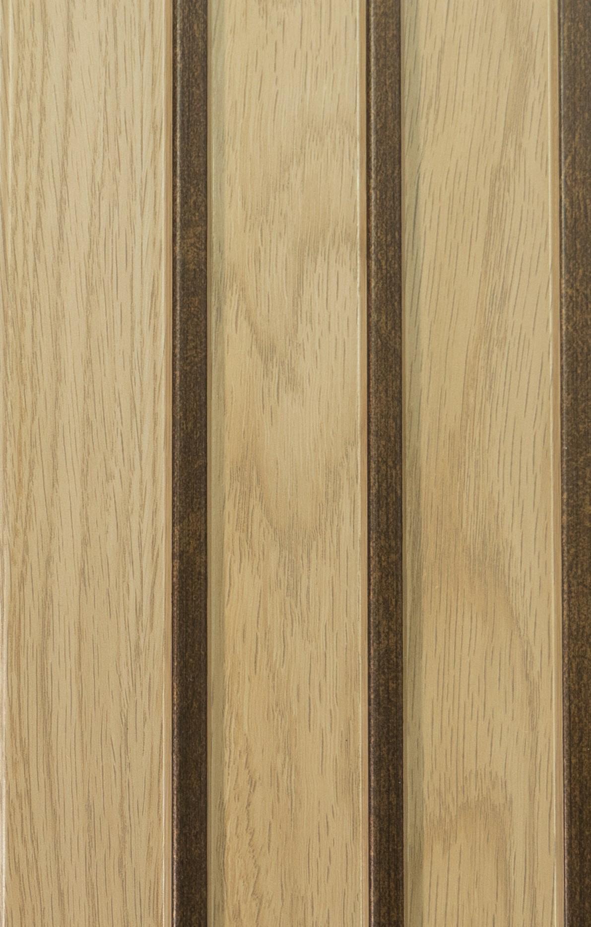 Vivre Louver Series Charcoal Wood Brown 8x0.42 Ft - Vl 60