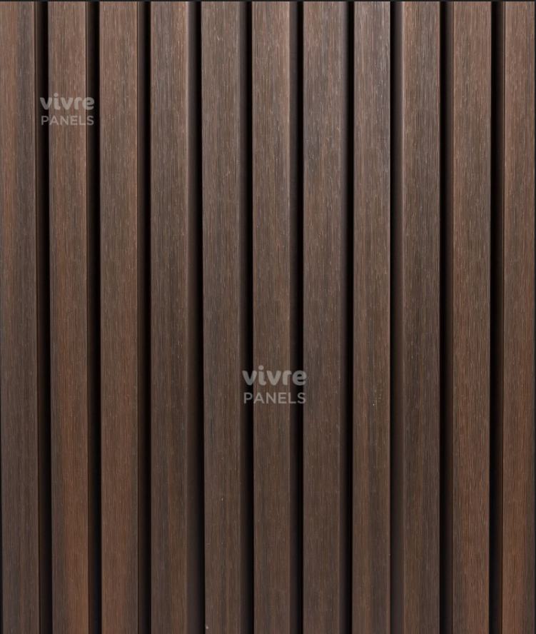 Walnut Woodclad Panel Series Wpc Exterior Wall Wood Brown 9x0.71 Ft - Vpex 3