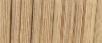 Wood Skin Charcoal Louvers Brown 9.1x0.41 Ft - Wrf 268