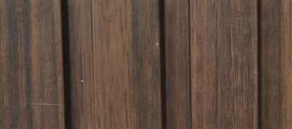 Prime Jungle Charcoal Louvers Wood Brown 9.1x0.41 Ft - Wrf 616
