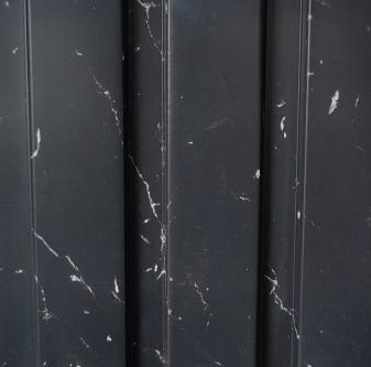 Rafters Charcoal Louvers Marble & Stone Black 9.1x0.41 Ft - Wrf 674