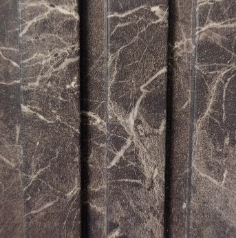 Rafters Charcoal Louvers Marble & Stone Brown 9.1x0.41 Ft - Wrf 676