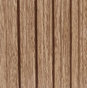 Rafters Charcoal Louvers Wood Brown 9.1x0.41 Ft - Wrf 687