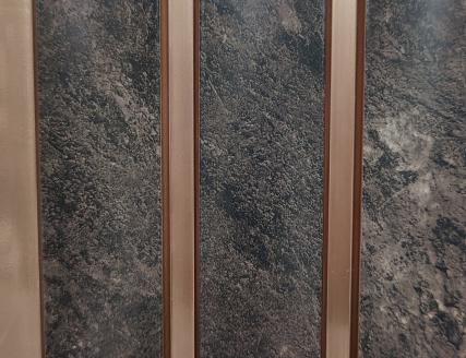 Rafters Charcoal Louvers Marble & Stone Brown 9.1x0.54 Ft - Wrf 692