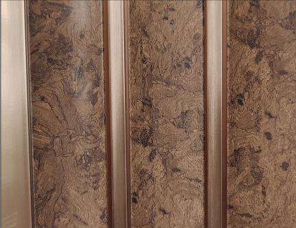 Rafters Charcoal Louvers Marble & Stone Brown 9.1x0.54 Ft - Wrf 693