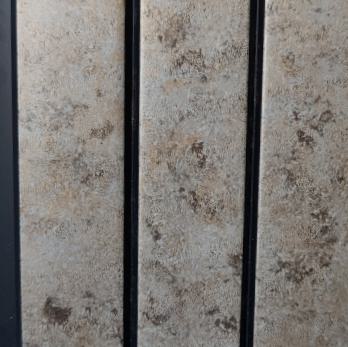 Rafters Charcoal Louvers Marble & Stone Brown 9.1x0.41 Ft - Wrf 697