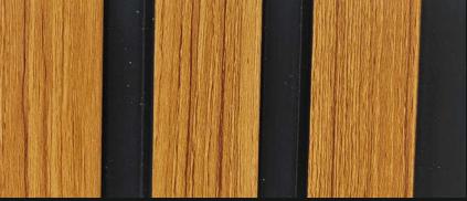 Romantic Brown Rafters Wood Louvers 9.1x0.41 Ft - Wrf 799