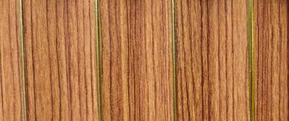 Glam Game Charcoal Louvers Wood Brown 9.1x0.41 Ft - Wrf 805