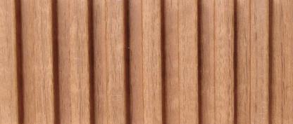 Fossil Faux Lite Charcoal Louvers Wood Brown 9.1x0.41 Ft - Wrf 809