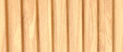 Summer Groove Charcoal Louvers Wood Brown 9.1x0.41 Ft - Wrf 814