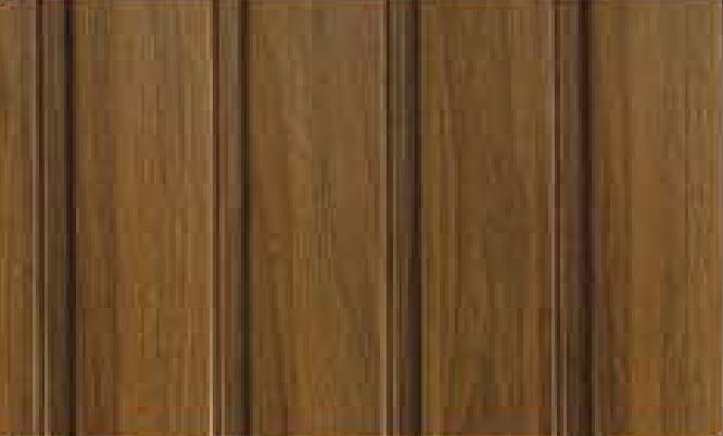 Walnut 12 Mm Louver Wood Brown 10x1.1 Ft - 10