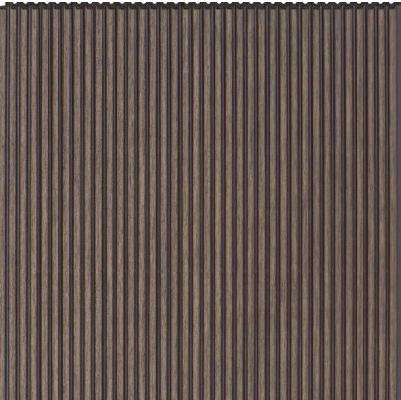 Interlock Wpc Louvers Plain Colors Walnut Brown 9.5x1 Ft - Pn 02720 H