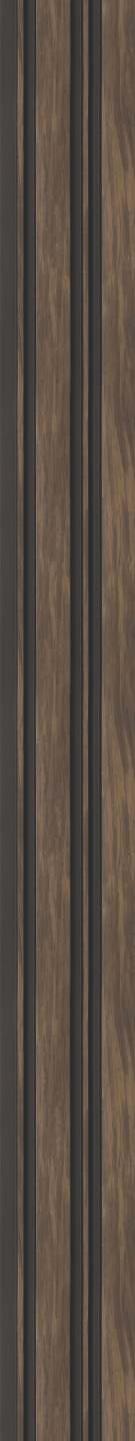 Charcoal Louvers Panel Display Clads Series Marble & Stone Wenge 8x0.41 Ft - Sa 1007