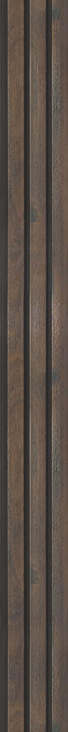 Charcoal Louvers Panel Sleek & Splendid Series Wood Wenge 8x0.41 Ft - Sa 1009