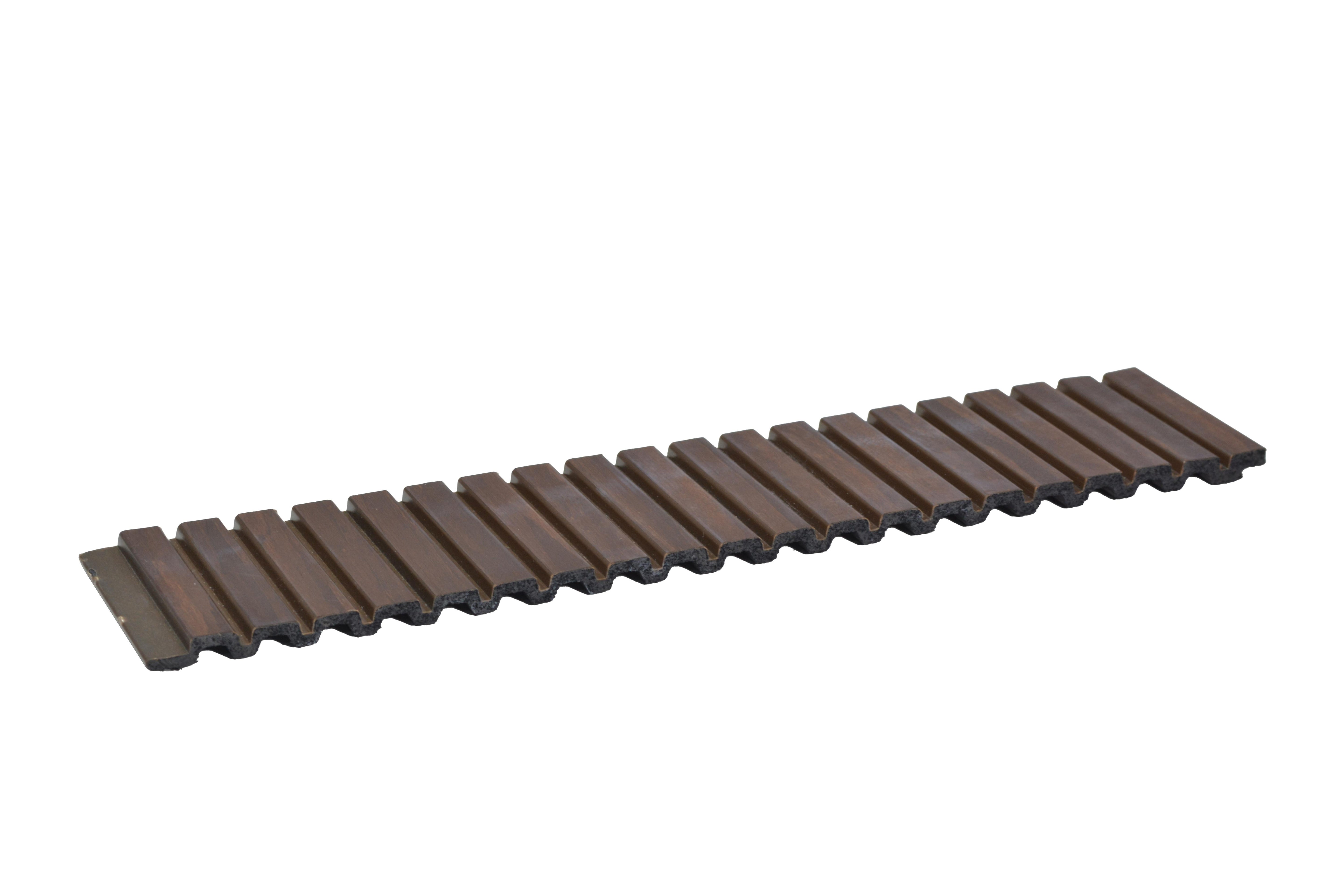 Rang Charcoal Louver Wood Wenge 8x1 Ft - Ra 8108