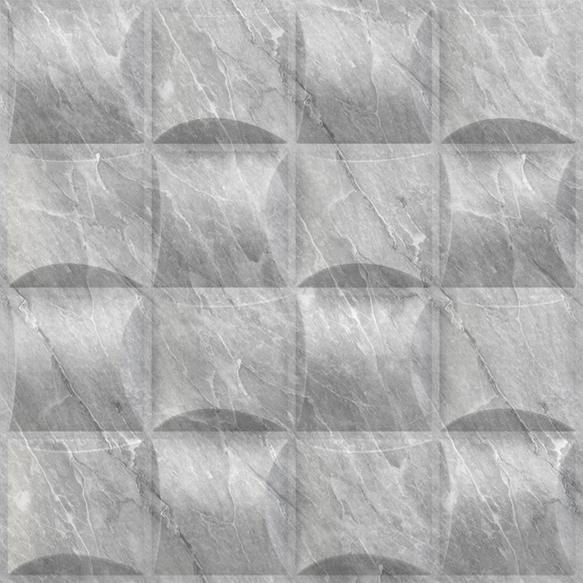 White Marble Block 3D Wall Panel Designer 1.6x1.6 Ft -
