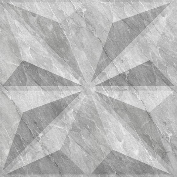 White Marble Crystal 3D Wall Panel Designer 1.6x1.6 Ft -