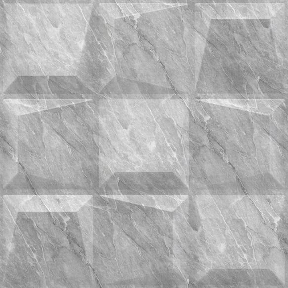 White Marble Cubical 3D Wall Panel Designer 1.6x1.6 Ft -