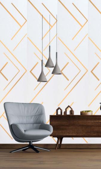 Decorative Wall Panel Wood White 8x2 Ft - Ed 8223