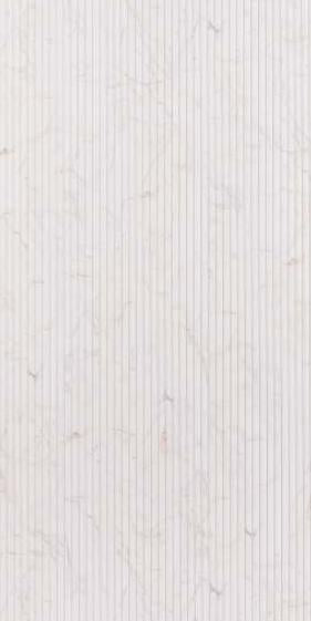 White Marble Charcoal Louvers & Stone 8x1 Ft - Rc 1119